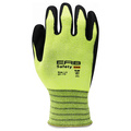 Erb Safety 221-112 Nylon with Spandex Knit Gloves, Nitrile Sandy Coating, XL, PR 22518